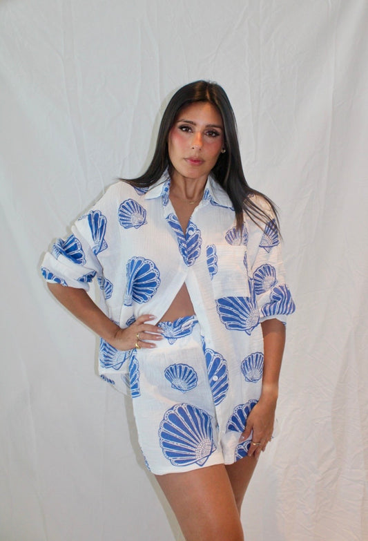 Seashell Print Summer Set