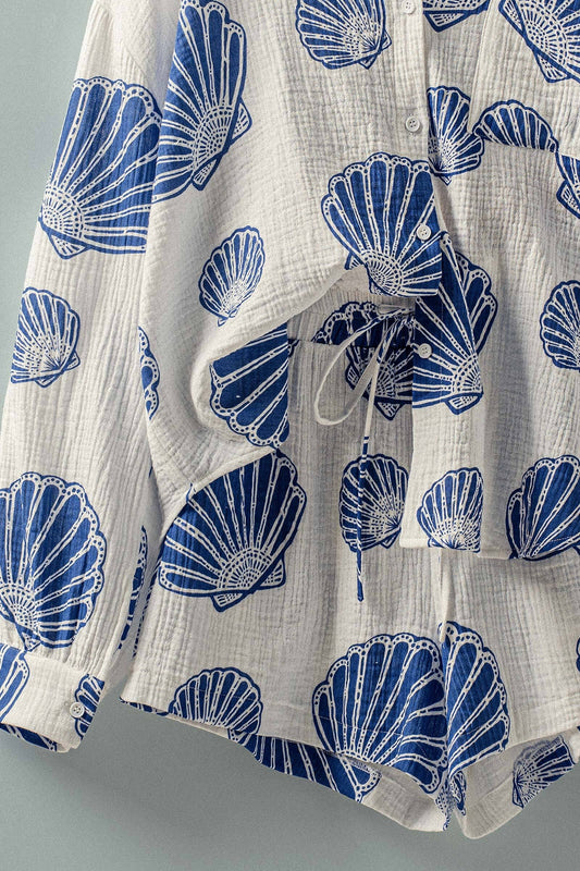 Seashell Print Summer Set